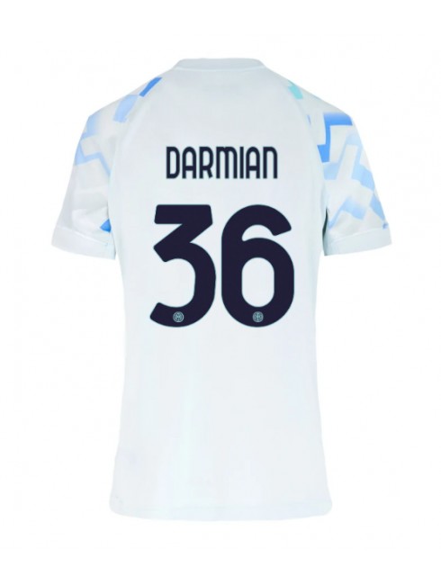 Inter Milan Matteo Darmian #36 Auswärtstrikot für Frauen 2025-26 Kurzarm Inter Milan Matteo Darmian #36 Auswärtstrikot für Frauen 2025-26 Kurzarm